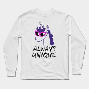 cute unique unicorn Long Sleeve T-Shirt